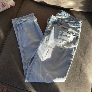 Abercrombie Ames Low Rise Slim Boyfriend Jeans